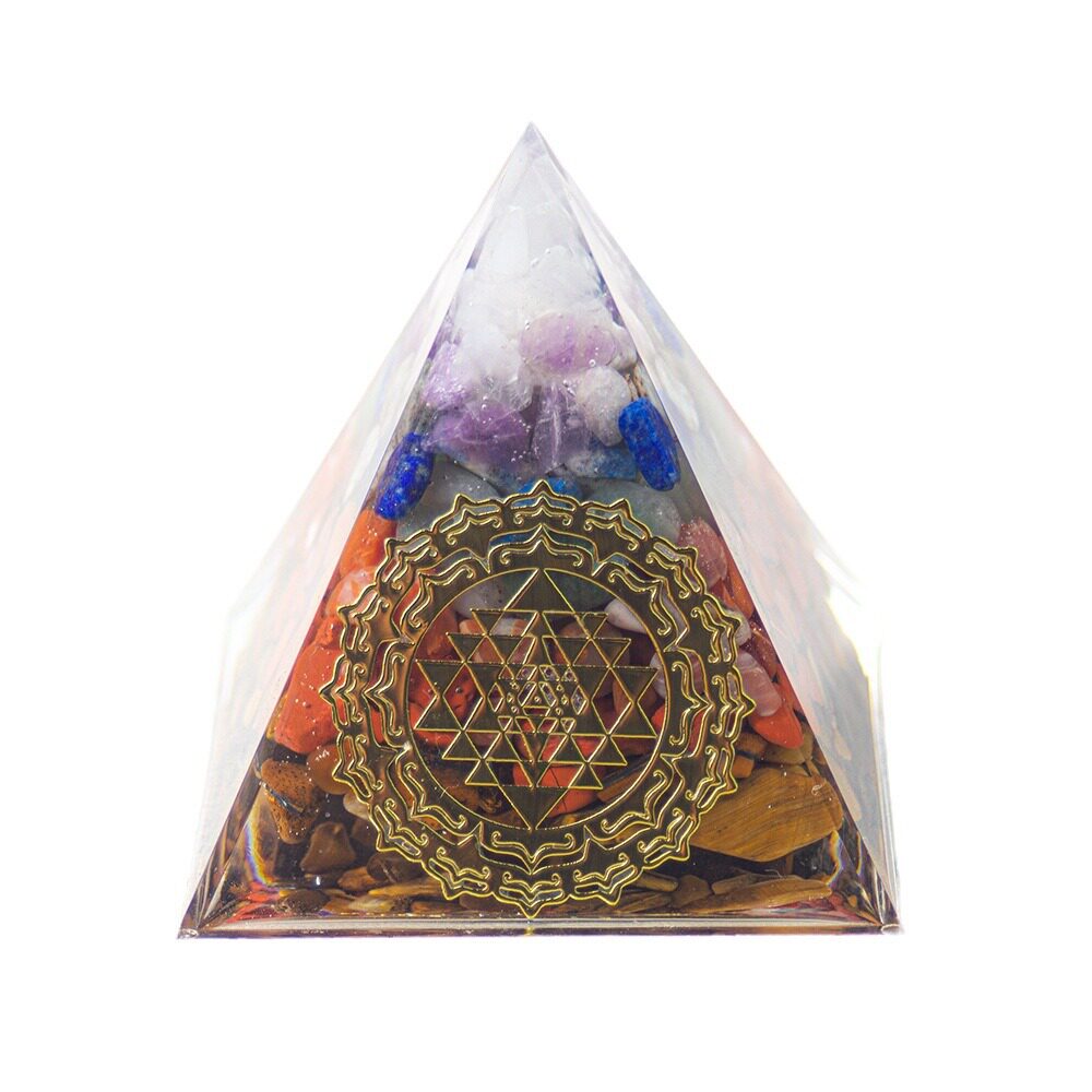 Nature's Art — Raw Crystal Pyramid
