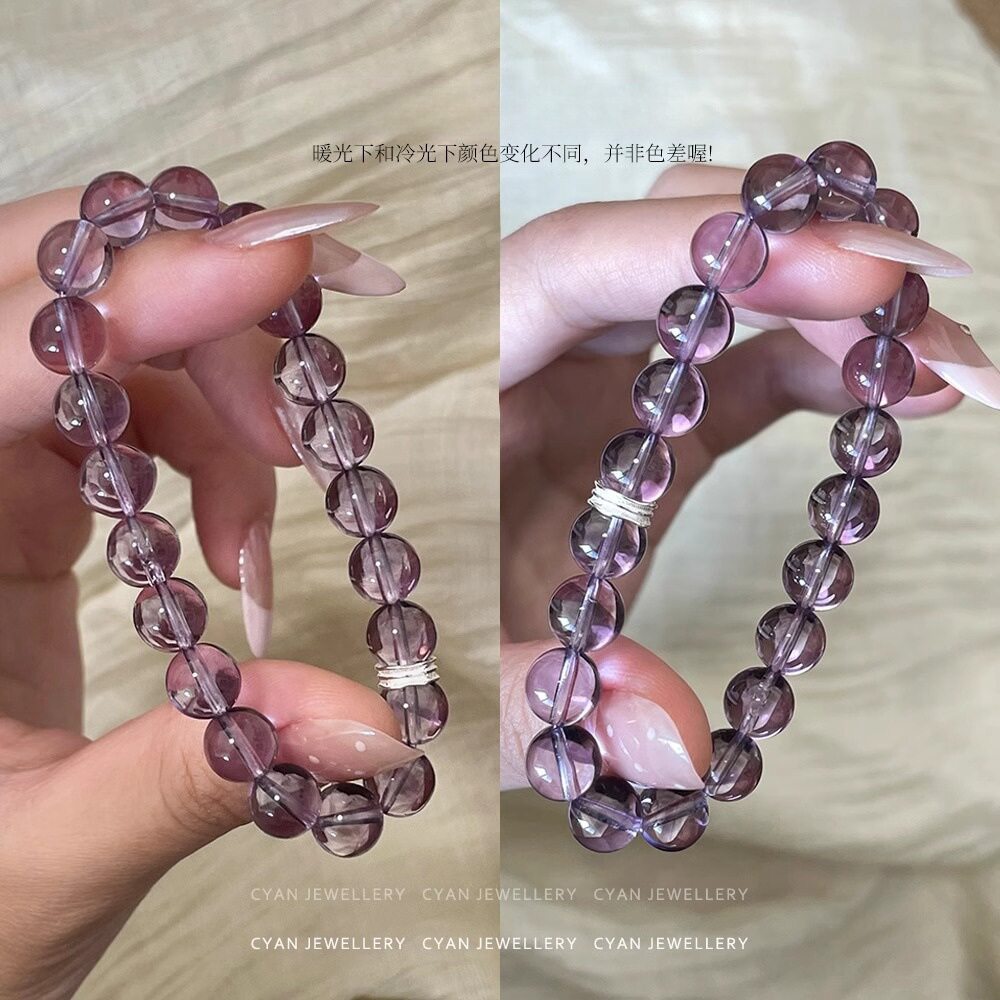 Glass-Grade Brazilian Amethyst Bracelet