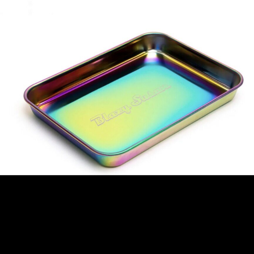 304不锈钢肠粉盘长方形加厚平底凉皮盘