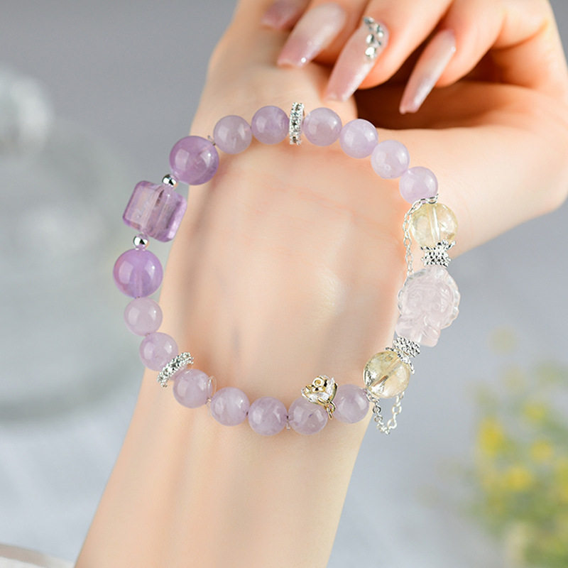 Lavender Amethyst Bracelet