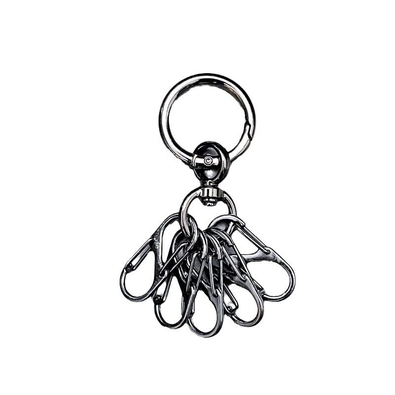 原创小众8字钥匙扣户外登山扣背包多挂s钩配件汽车锁匙扣个性挂件