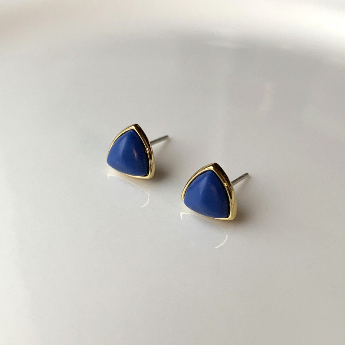Lapis Lazuli Stud Earrings