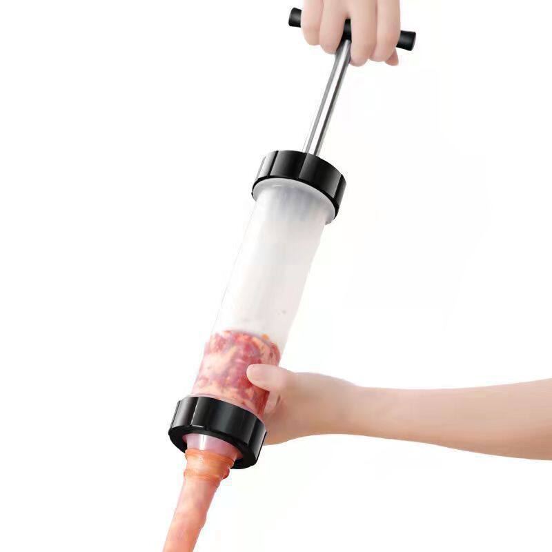 手工制作香肠注射器小型香肠机手动灌肠器家用工具手推灌香肠腊肠