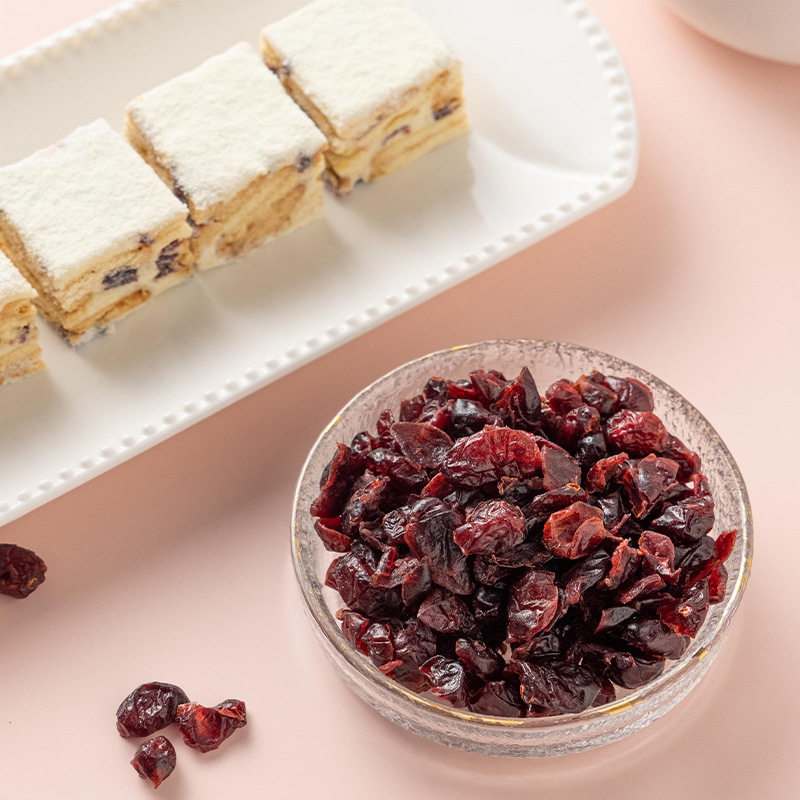 蔓越莓干即食干果无添加曼越莓饼干黄油饼烘焙原材料雪花酥糖专用
