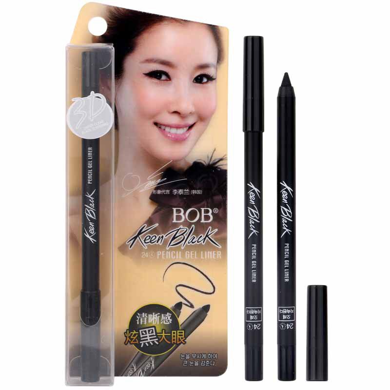 国货彩妆BOB43062炫黑眼线胶笔美妆防汗持久不晕染眼线笔跨境专供