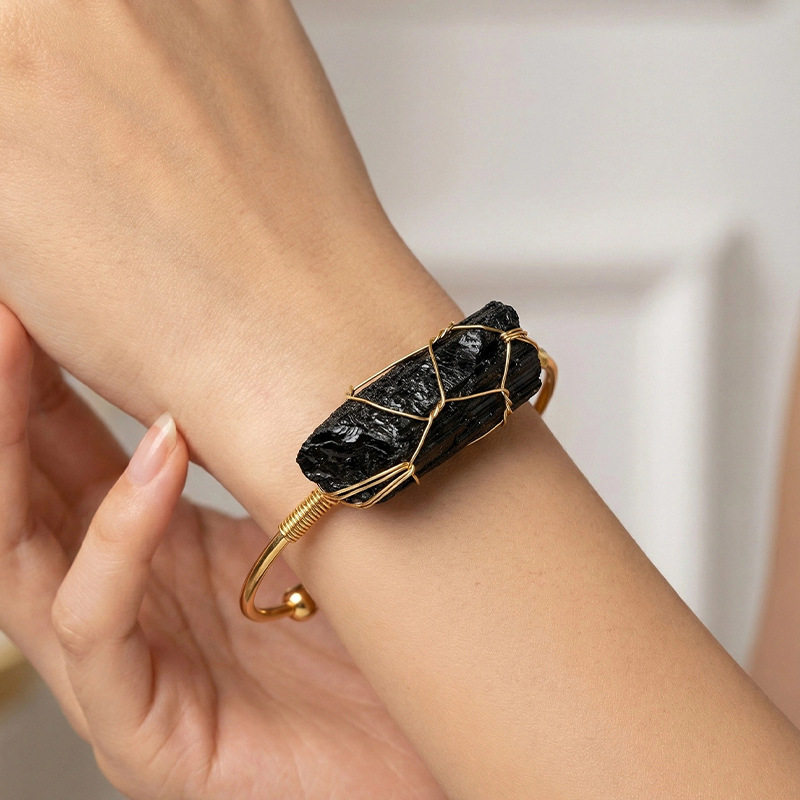 Earth's Treasure — Natural Black Tourmaline Gemstone