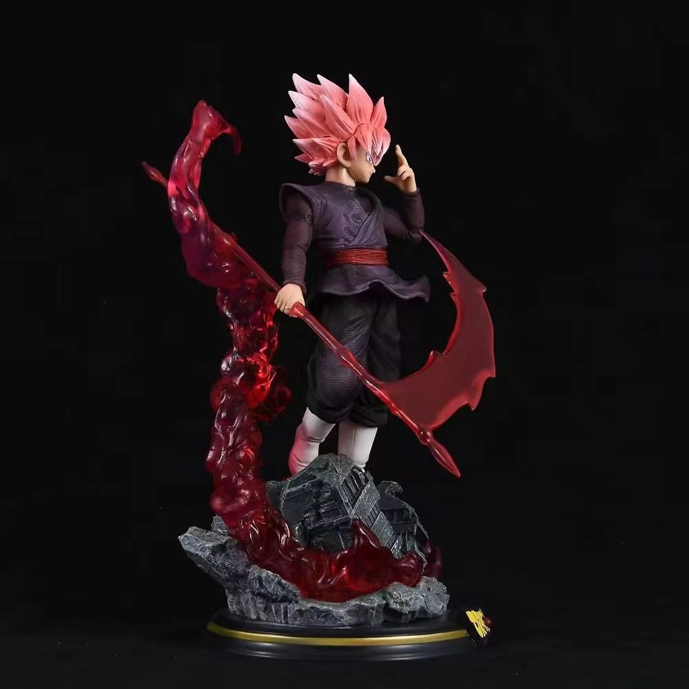 七龙珠超级赛亚人桃红悟空手办模型可发光动漫周边二次元礼物