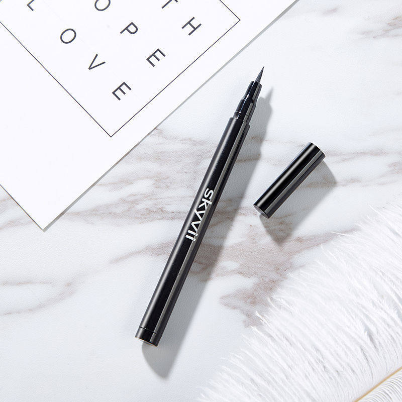 Skyvii-8018-酷黑眼线笔自然不易晕染黑色不易掉色一件代发