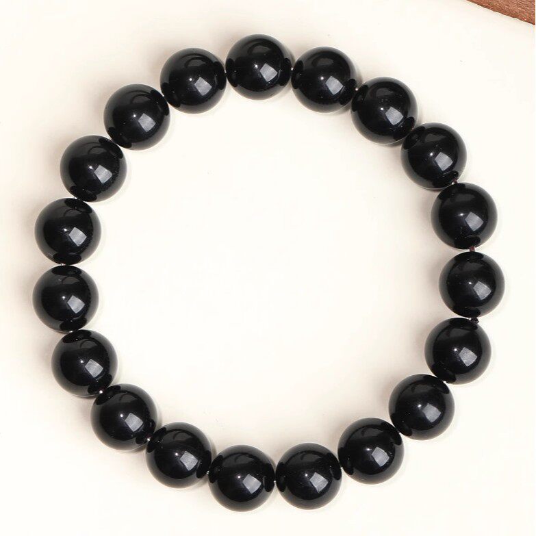 Earth's Treasure — Natural Black Tourmaline Bracelet