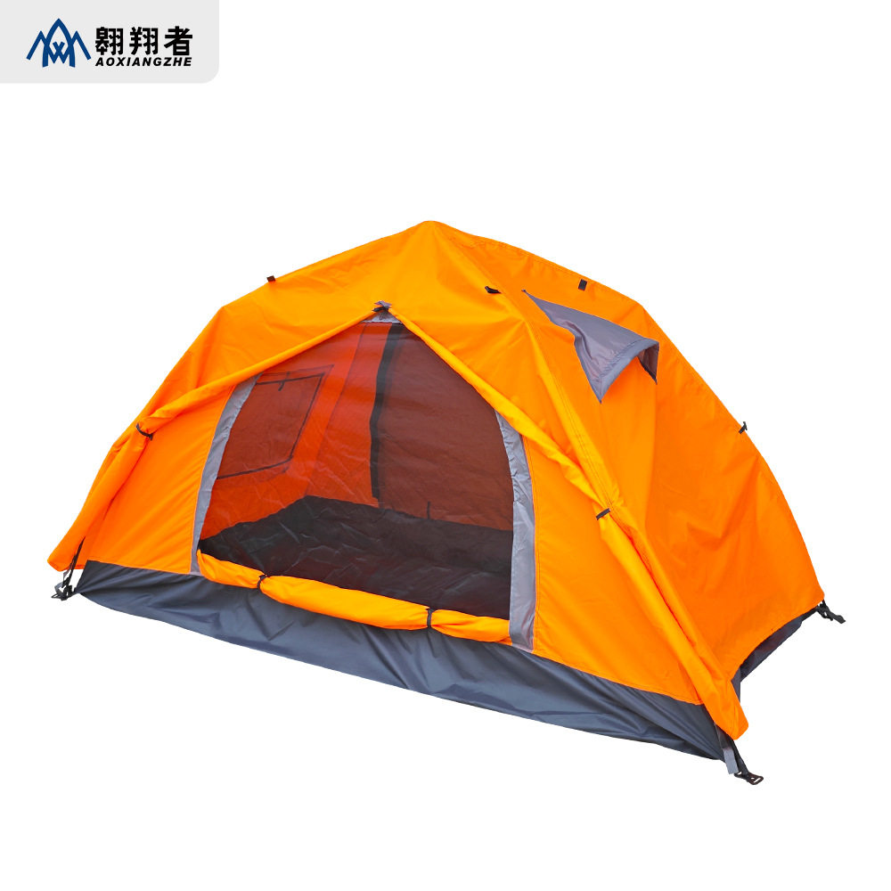 户外帐篷双层防暴雨单人露营骑行自动速开超轻便携专业野外野营