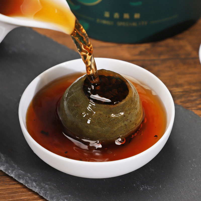 小青柑批发普洱茶柑普茶陈皮熟茶散装袋装礼盒装送礼礼品一件代发