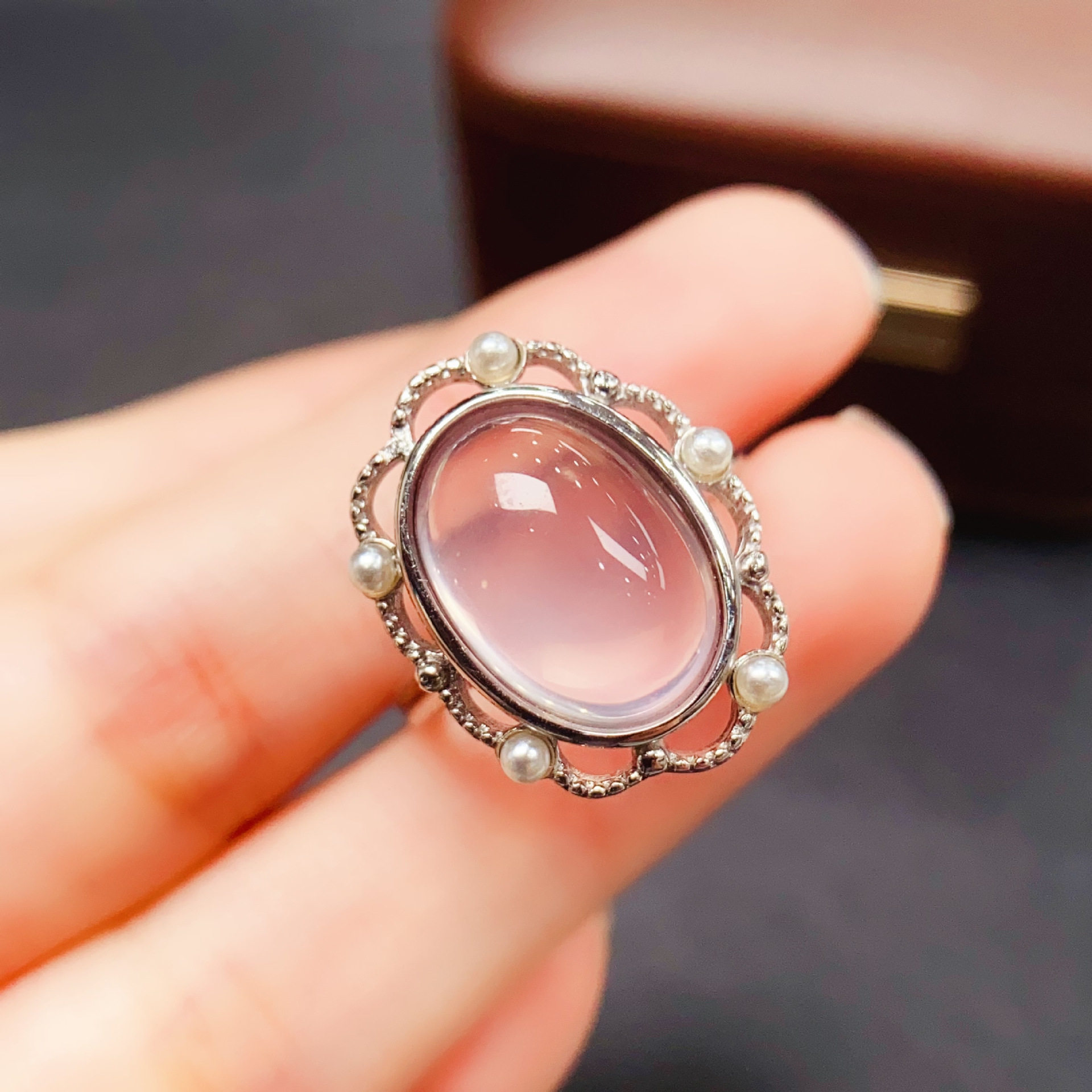 Rose Quartz Ring