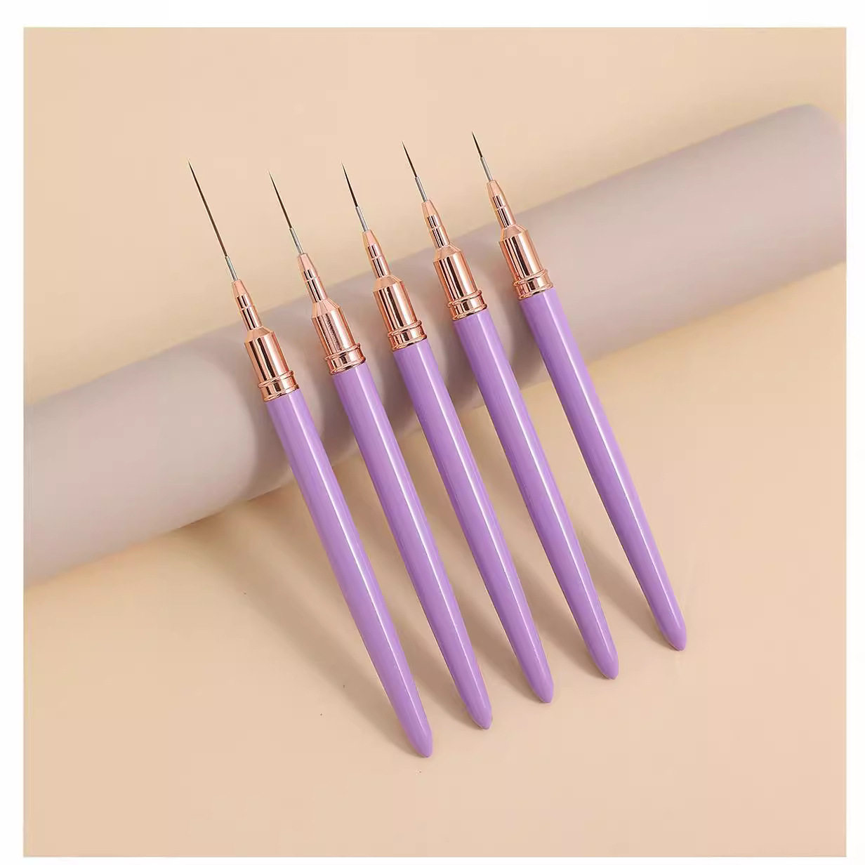 美甲拉线笔刷套装业日式拉线画花法式彩绘勾线笔美甲店专用工具