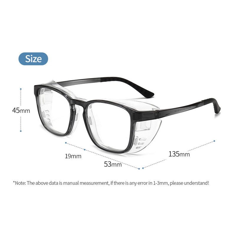 亚马逊爆款防花粉眼镜润目保湿镜湿房镜日系防雾防蓝光眼镜护目镜