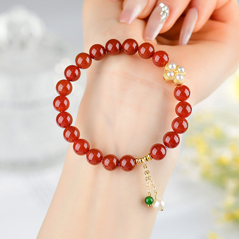 Nature's Art — Raw Carnelian Bracelet