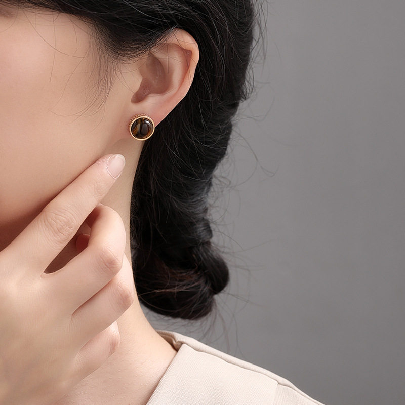 Luxury Minimalist Malachite Earrings