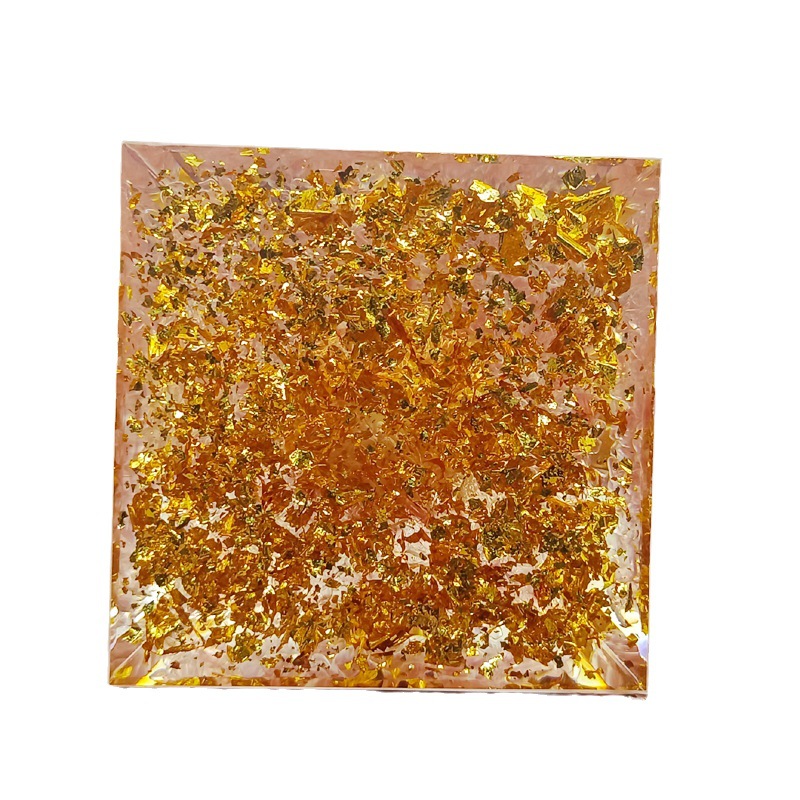 Pink Crystal Energy Pyramid Ornament - Attract Wealth, Change Luck, Purify the Soul, Essential for Home Feng Shui