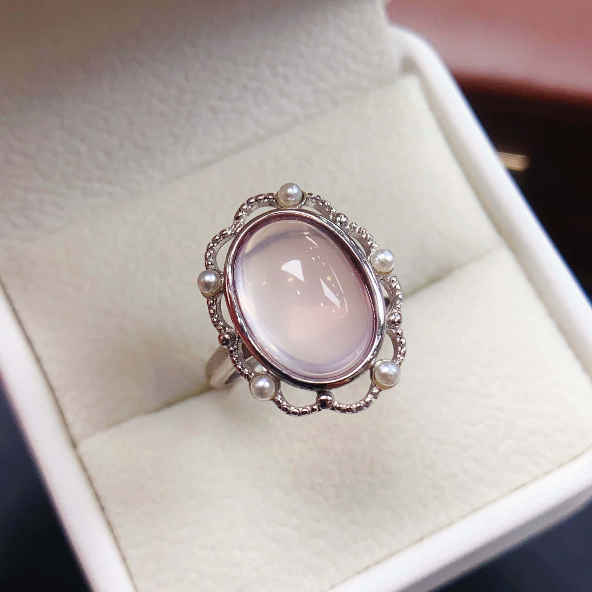 Rose Quartz Ring