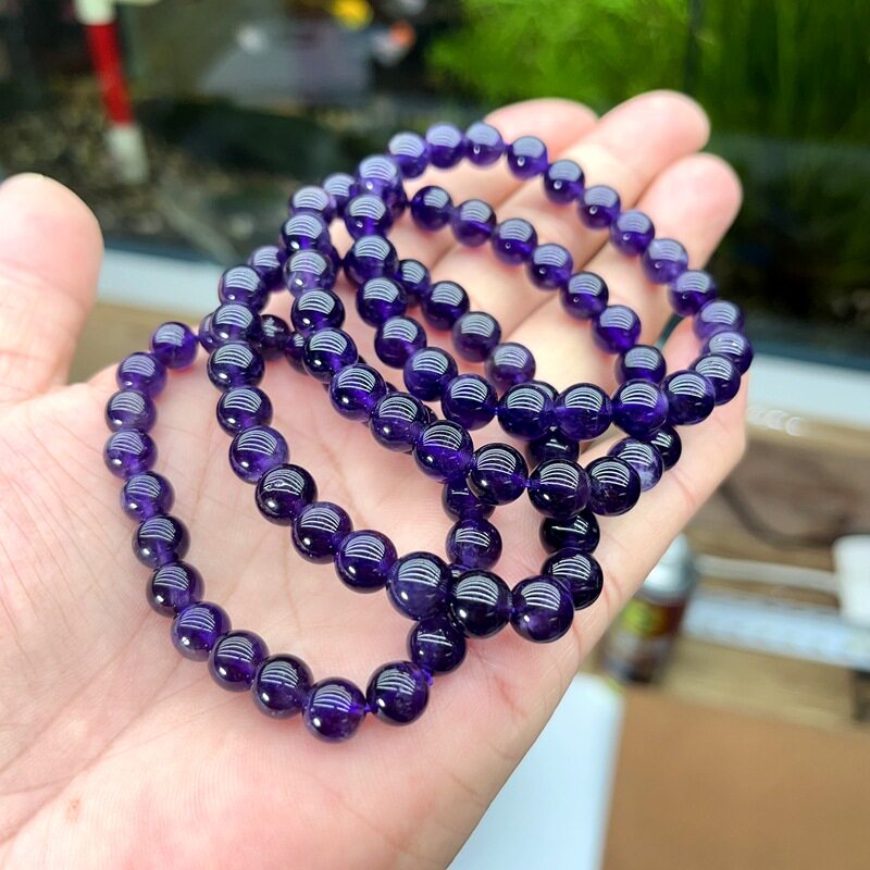 Serenity Stone — Natural Amethyst Bracelet