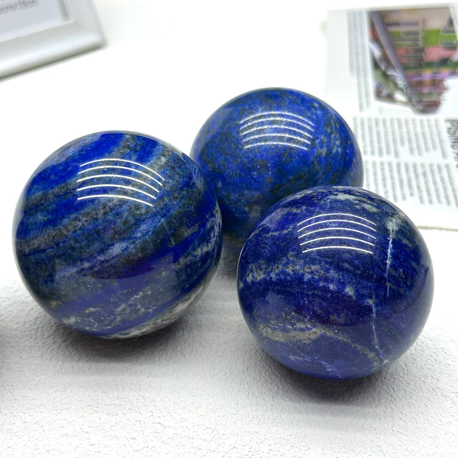 Earth's Treasure — Natural Lapis Lazuli Sphere