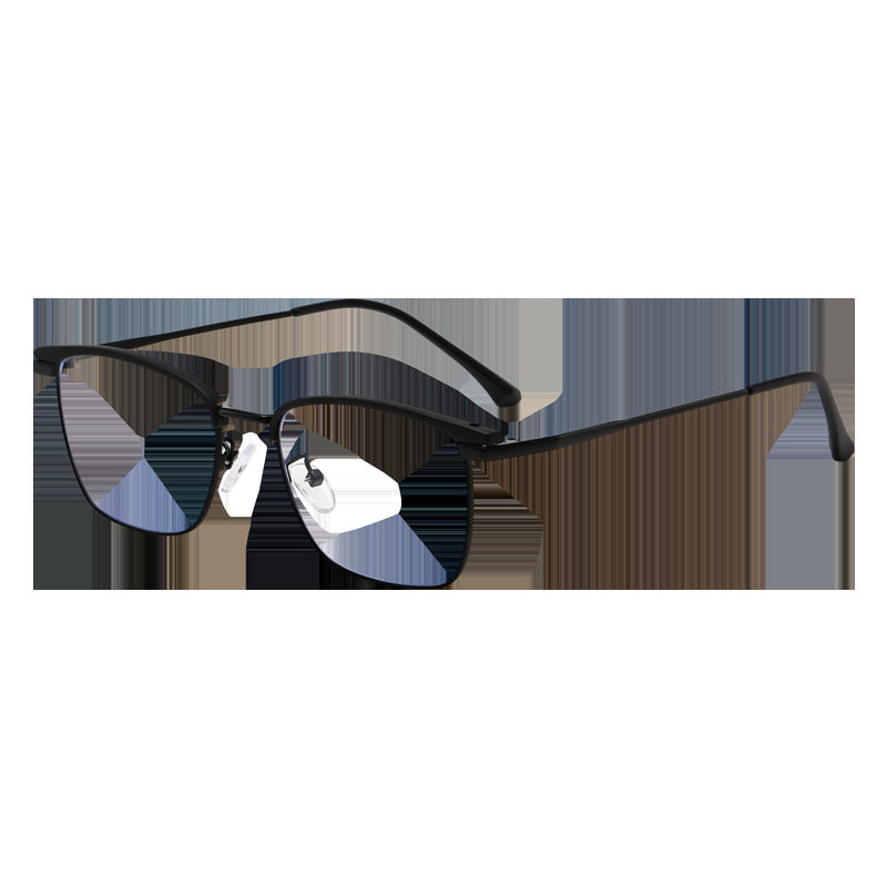 31242新款半框眼镜防蓝光眉毛近视镜斯文理工男韩版小框商务眼镜