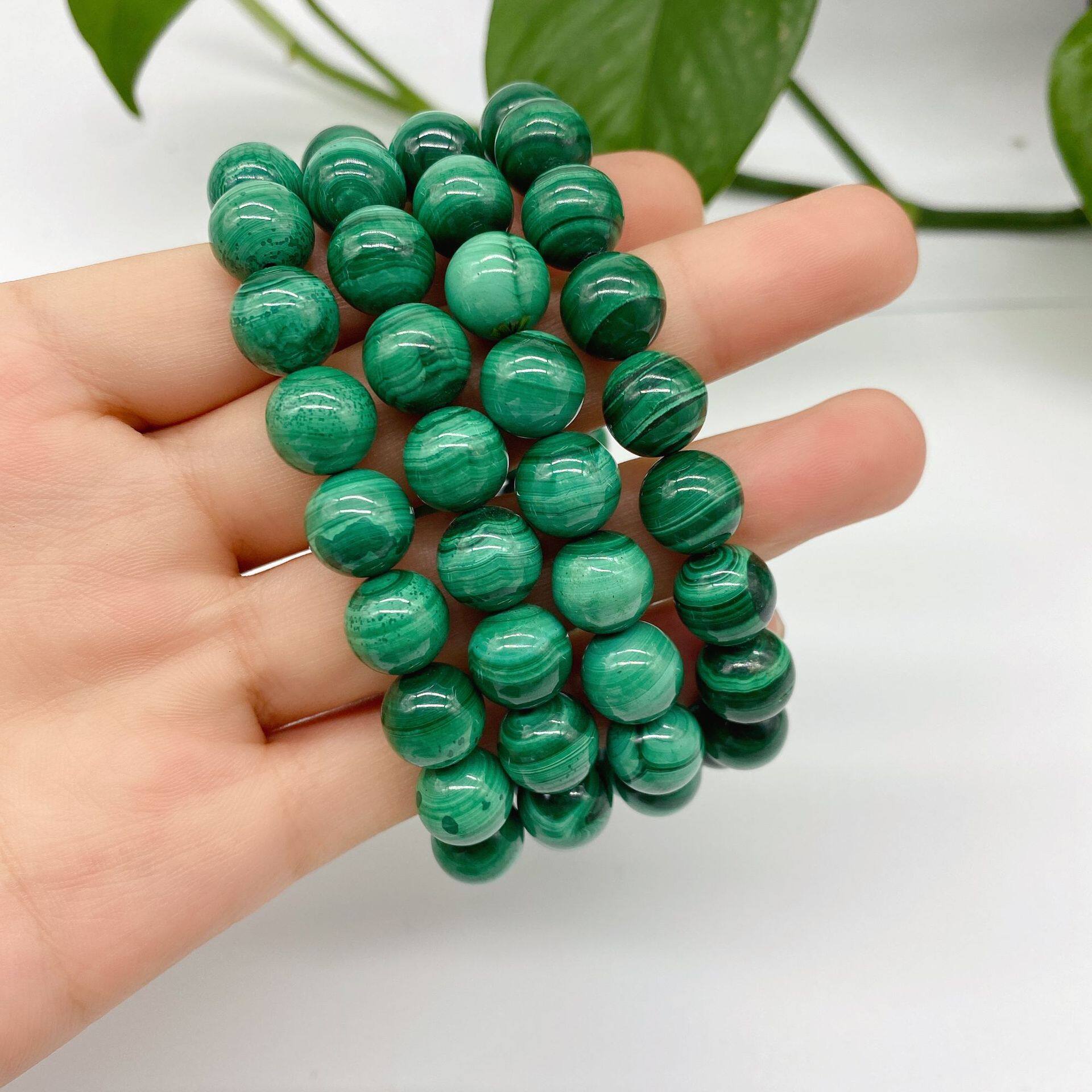 Nature's Art — Raw Malachite Bracelet