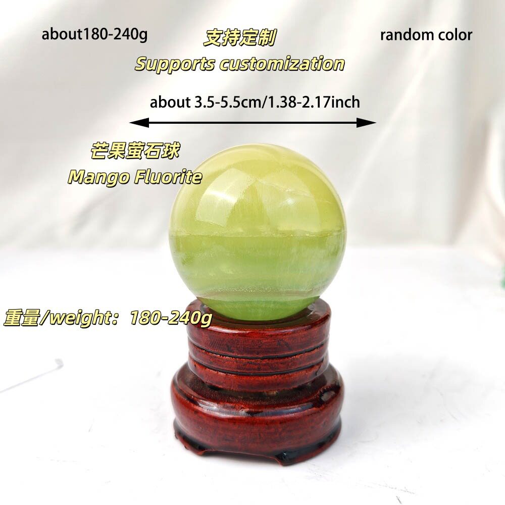 Gems of Light — Premium Fluorite Sphere