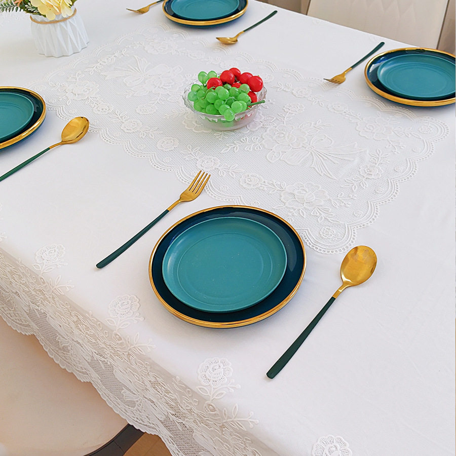 新款防水防油防烫茶几桌布免洗长方形餐桌布家用客厅轻奢新款桌布