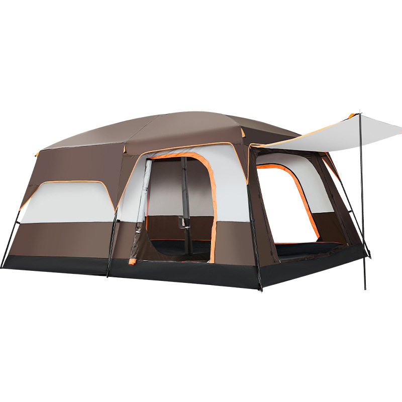 北极狼帐篷户外便携式二室一厅露营户外用品防晒防雨户外野营帐篷