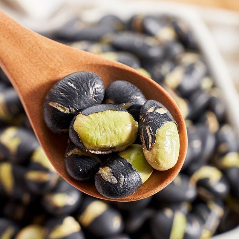 香酥黑豆 300克罐装  盐炒黑豆绿芯黑豆休闲零食源头厂家一件代发