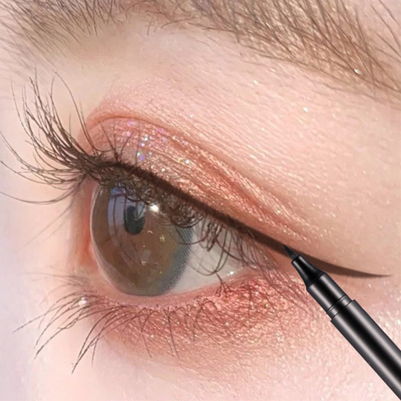 SUAKE苏安可酷黑速干眼线笔女防水防汗持久不晕染眼线液笔初学者