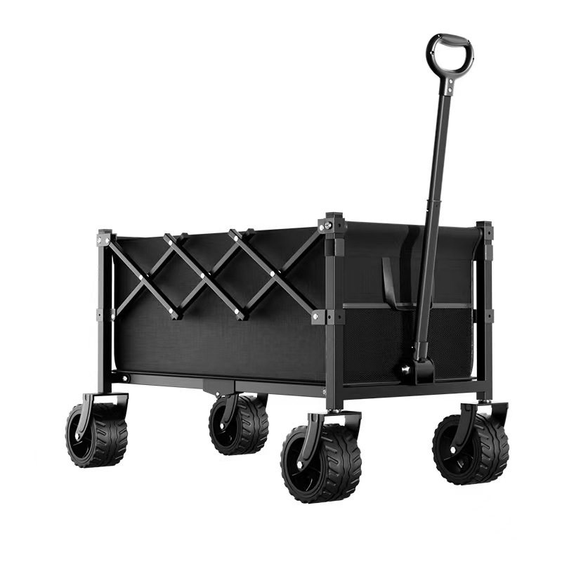 跨境露营车户外折叠便携手推车拉杆车载摆摊商用批发便捷露营车