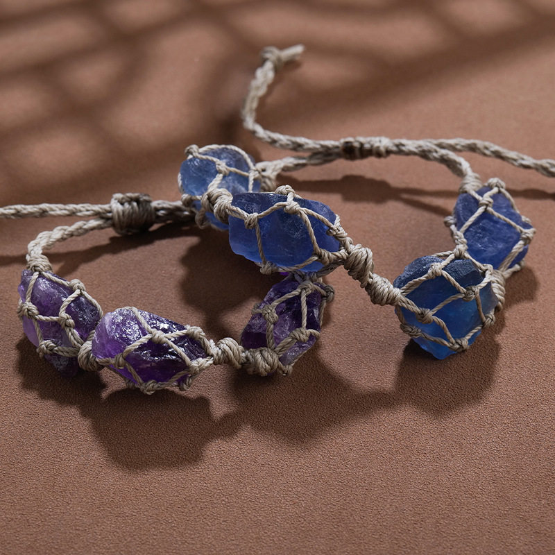 Violet Dream — Natural Amethyst Crystal Bracelet