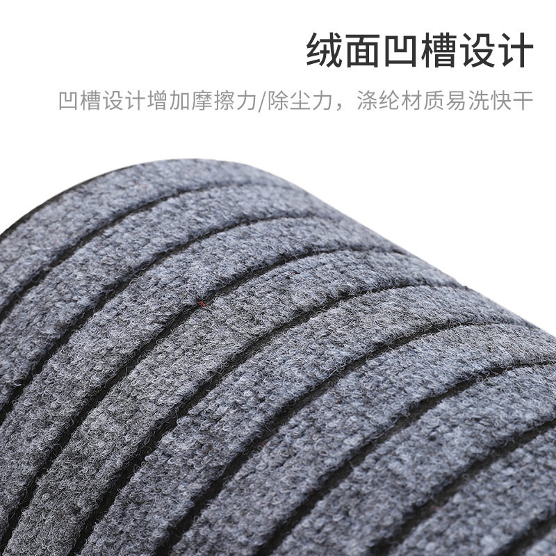 七条纹厨房防滑吸油水地毯家用进户门垫子门口卧室阳台长脚垫定制