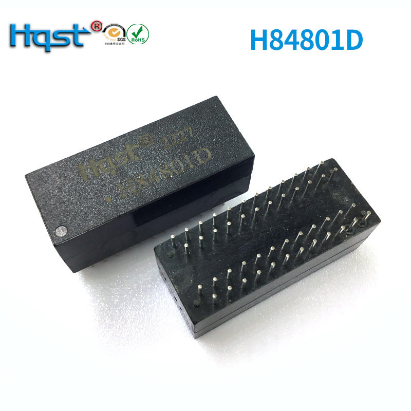 H84801D插件48PIN千兆HST-48001DR 网络隔离滤波变压器 DC4810G厂