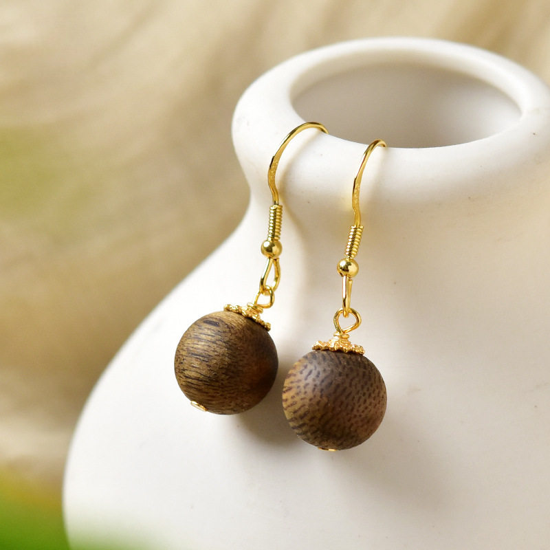 Earth's Treasure — Natural Carnelian Earrings