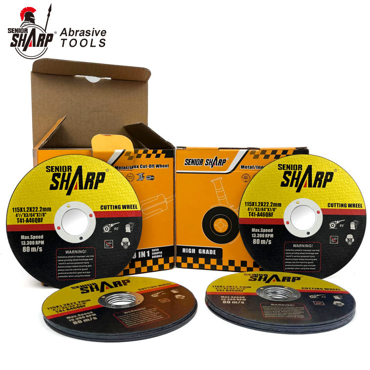 4.5寸115切割片跨境外贸超薄双网金属不锈钢砂轮片树脂薄型