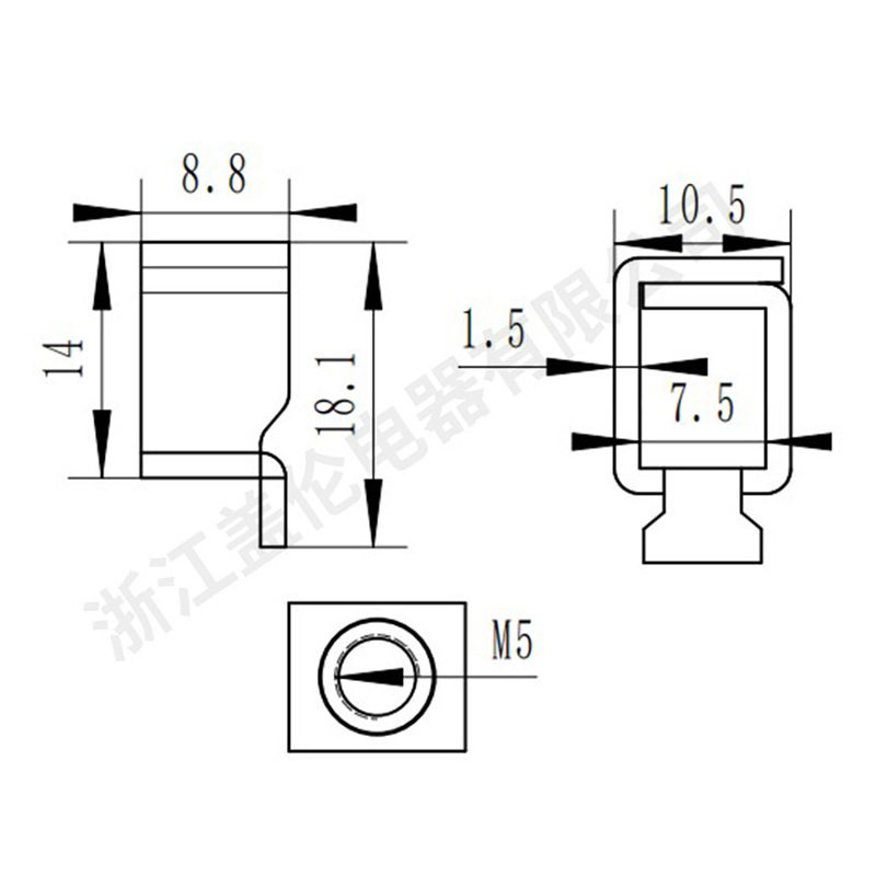 源头厂家 断路器 电表 开关接线端子接线框压线框接线柱GL-7765