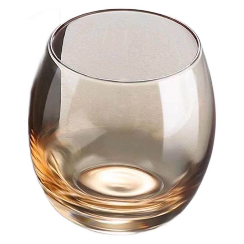 蛋杯玻璃水杯早餐杯漱口杯喝水杯子果汁饮料杯酒店杯大肚杯啤酒