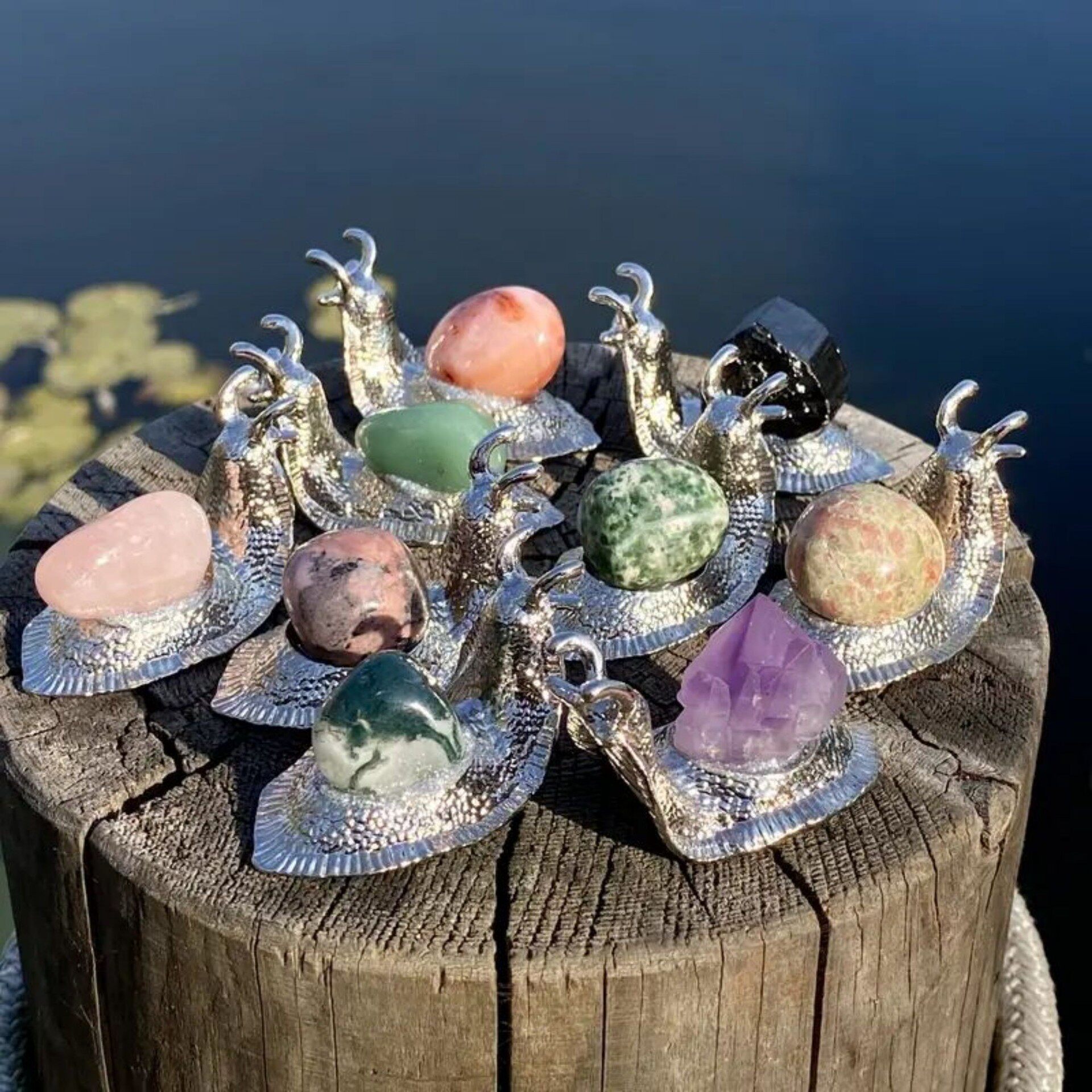 Spirit Beads — Natural Crystal & Agate Energy Bracelet