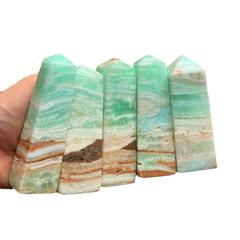 Iceland Prism — White Calcite Rainbow Flash Crystal Sphere