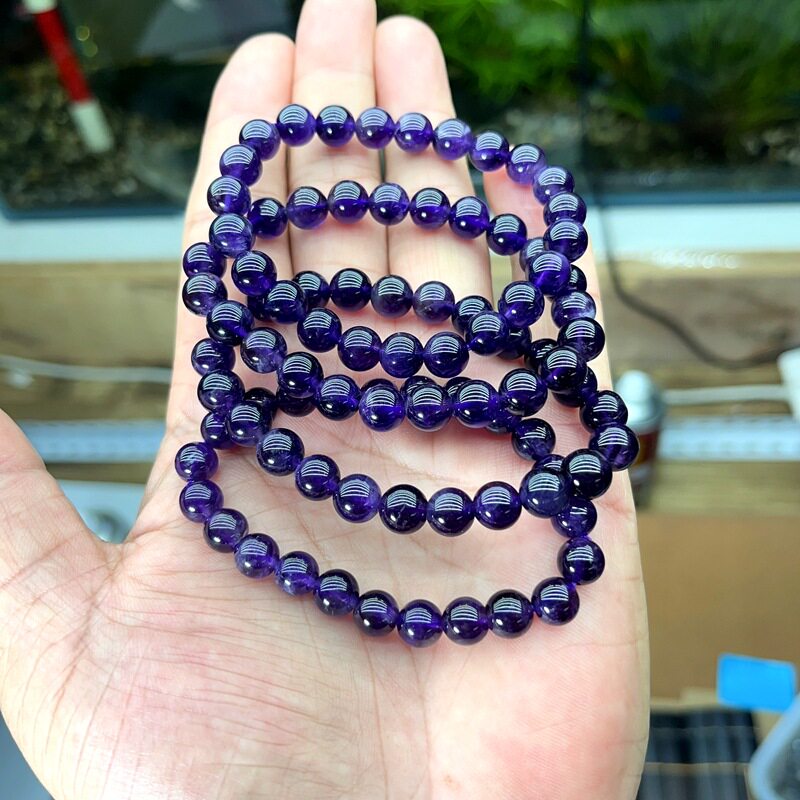 Serenity Stone — Natural Amethyst Bracelet