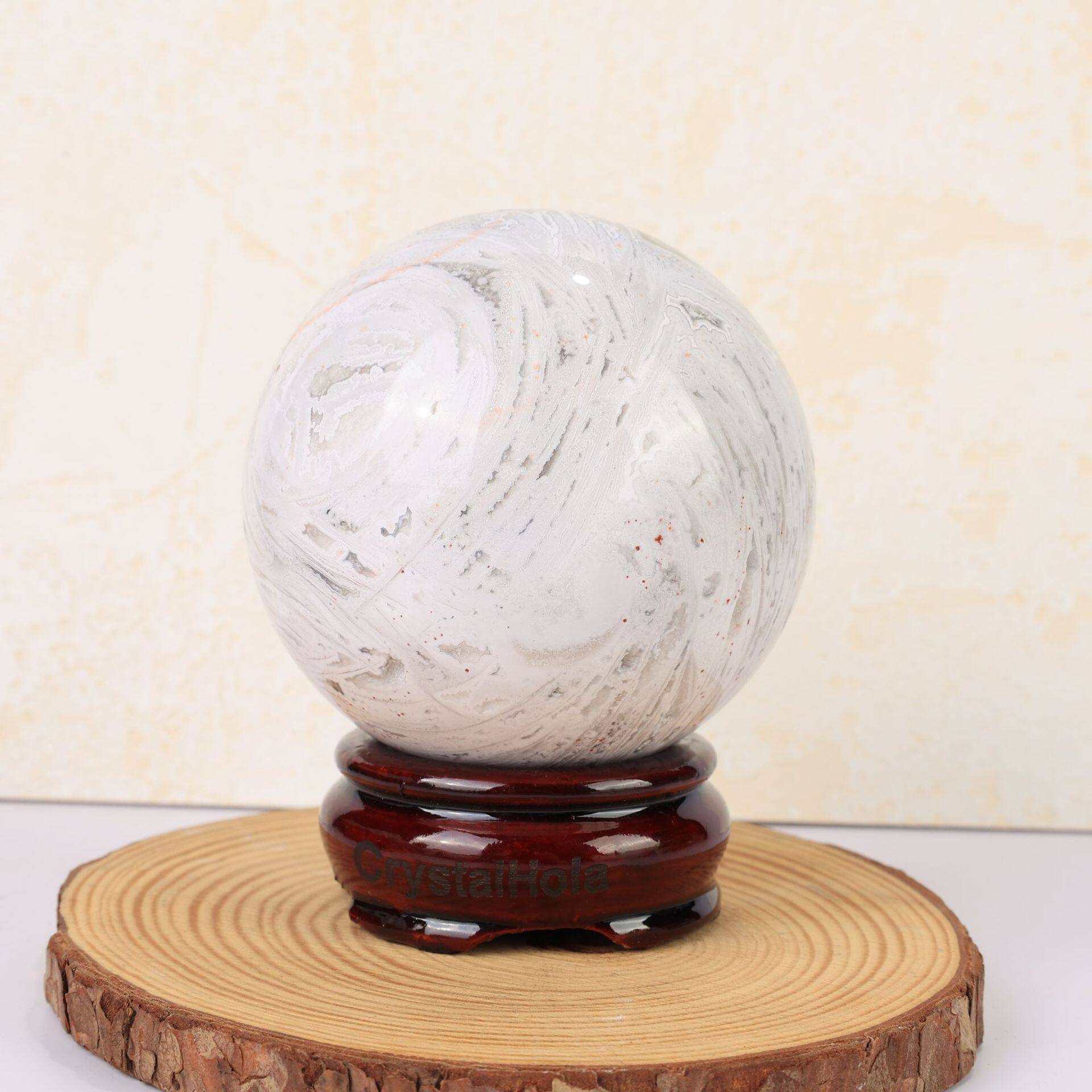 Aurora Slab — Natural Labradorite Polished Slice