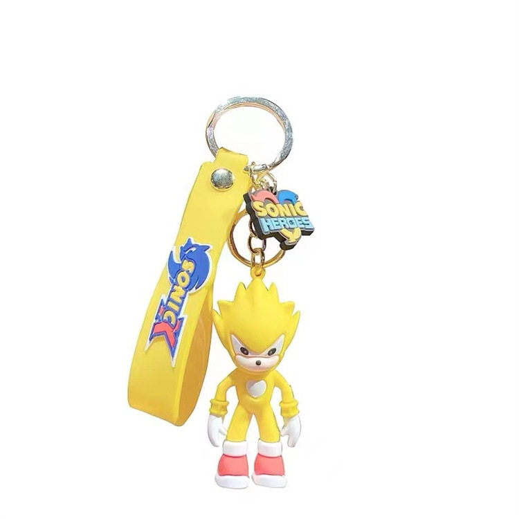 超音鼠索尼克钥匙链卡通公仔Sonic钥匙挂件可爱小饰品汽车钥匙扣