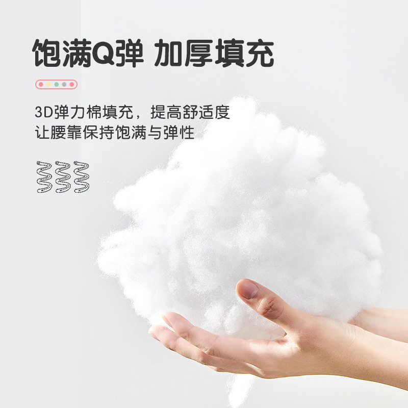 汽车头枕护颈枕头车内可爱车用靠枕一对内饰用品卡通车载座椅腰靠