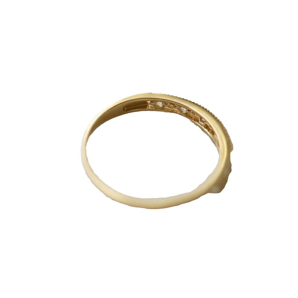 14K gold Heavy vintage lace ring