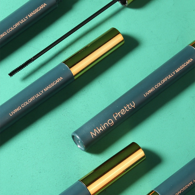 MKING PRETTY彩色睫毛膏女卷翘细刷头浓密不晕染直播一件代发