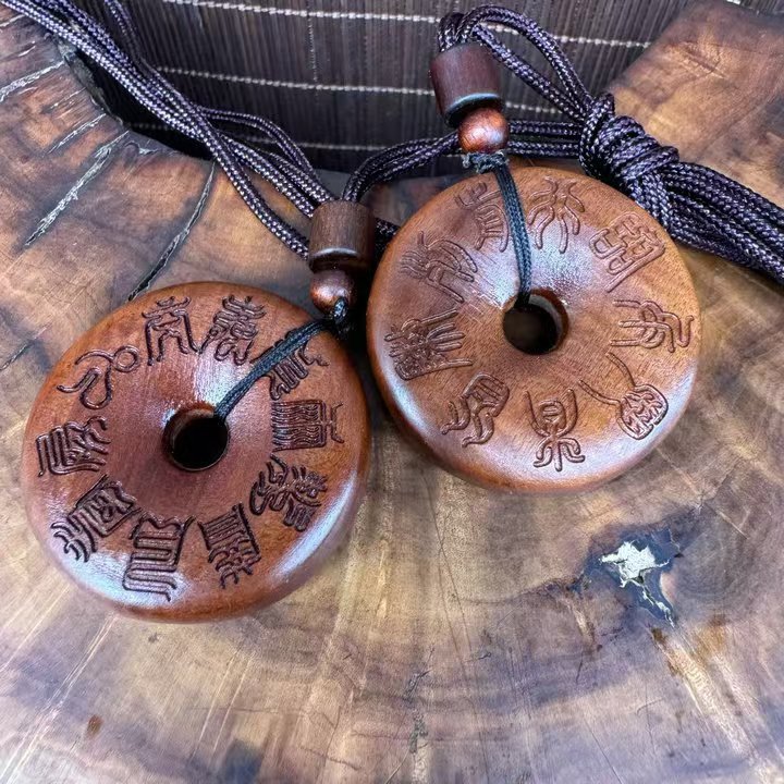 Thunderstruck Jujube Wood Safety Buckle, Natural Energy Infused, Wards Off Evil and Protects the Body.