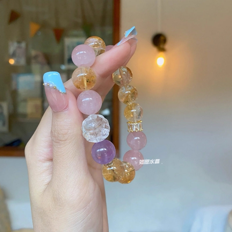 Luxury Rose Quartz Bracelet