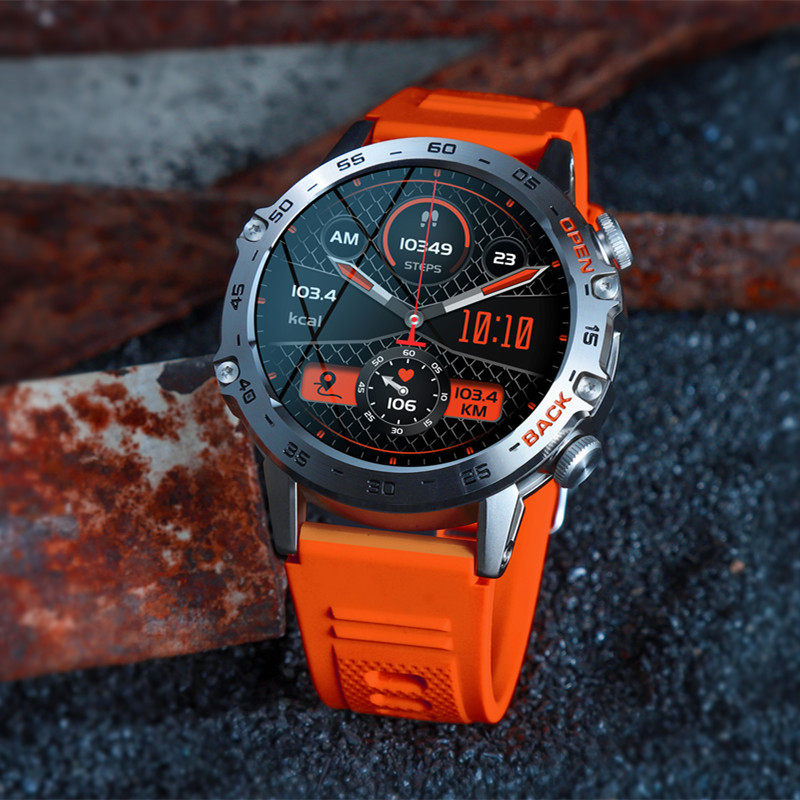 K52跨境爆款批发 户外运动智能手表男防水多功能血压血氧监测大屏